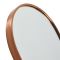 Miroir mural ovale – Cuivre satiné – 100 cm x 40 cm - Gianna