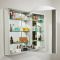 Armoire de salle de bain avec miroir - 75 cm x 50 cm - Raya