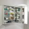 Armoire de salle de bain avec miroir - 75 cm x 60 cm - Raya