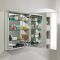 Armoire de salle de bain avec miroir - 75 cm x 60 cm - Raya