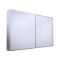 Armoire de salle de bain avec miroir et LED - 75 cm x 120 cm - Amelia