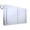 Armoire de salle de bain avec miroir et LED - 75 cm x 120 cm - Alba