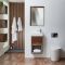 Meuble lave-mains suspendu avec niche – 40 cm – Avec lavabo – Choix de finitions et lumières LED en option – Hoxton