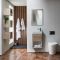 Meuble lave-mains suspendu avec niche – 40 cm – Avec lavabo – Choix de finitions et lumières LED en option – Hoxton