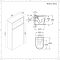 Meuble Lavabo 46.5x81cm - Niche 30cm & Pack WC Hoxton Chêne Clair