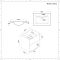 Meuble Lavabo 46.5x61cm & Pack WC Hoxton effet chêne clair