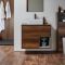 Meuble de salle de bain suspendu avec niche – 80 cm – Choix de finitions, vasque et lumières LED en option – Hoxton