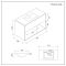 Meuble de salle de bain suspendu avec niche – 101 cm – Avec lavabo – Choix de finitions et lumières LED en option – Hoxton