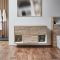 Meuble double vasque suspendu - Avec niches - 120 cm – Choix de finitions, vasque et lumières LED en option – Hoxton