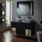Meuble double vasque suspendu - Avec niches - 120 cm – Choix de finitions, vasque et lumières LED en option – Hoxton