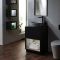 Meuble de salle de bain avec niche – 60 cm – Avec vasque – Choix de finitions, de vasques et lumières LED en option – Hoxton
