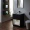 Meuble de salle de bain avec niche – 61 cm – Choix de finitions, de lavabos et lumières LED en option – Hoxton