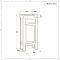 Meuble lavabo rétro avec lavabo – 40 cm – Gris clair – Avec meuble WC et cuvette à poser Alswear – Choix de poignées – Warwick