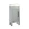 Meuble lavabo rétro avec lavabo – 40 cm – Gris clair – Avec meuble WC et cuvette à poser Sandford – Choix de poignées – Warwick