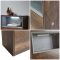 Meuble WC avec niche ouverte – Effet chêne foncé – 60 cm - Hoxton