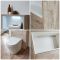 Meuble WC avec WC à poser – 60 cm – Chêne clair - Hoxton