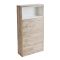 Meuble WC avec WC à poser – 60 cm – Chêne clair - Hoxton