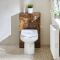Meuble WC avec cuvette Covelly - 50 cm - Choix de finitions - Cluo