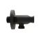 Support douchette mural rond noir -  Nox