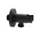 Support douchette mural rond noir -  Nox