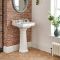 Lavabo sur colonne rétro - Choix de tailles et de trous pour la robinetterie – Richmond