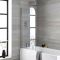 Pare baignoire arrondi – Choix de finitions