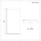 Pare baignoire cubique - 140 x 80cm - Portland