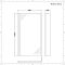 Pare baignoire en forme de L - 143 cm x 79,5 cm - Portland