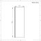 Pare baignoire – 140 cm x 25 cm - Portland