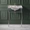 Lavabo sur pieds rétro – 63 cm – Choix de finitions - Elizabeth