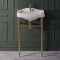 Lavabo sur pieds rétro – 59 cm – Choix de finitions – Windsor