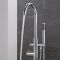 Mitigeur thermostatique bain douche - Design îlot - Chromé - Como