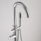 Mitigeur thermostatique bain douche - Design îlot - Chromé - Como