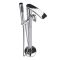 Mitigeur bain douche îlot moderne – Avec douchette – Chromé – Razor
