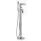 Mitigeur bain douche îlot moderne – Avec douchette – Chromé – Razor