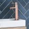 Mitigeur lavabo monotrou – Bronze brossé – Amara