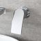 Mitigeur lavabo mural - Design moderne - Chromé - Razor