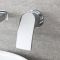 Mitigeur lavabo mural - Design moderne - Chromé - Razor