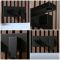Mitigeur lavabo mural moderne – Noir mat - Preto