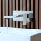 Mitigeur lavabo mural moderne – Chromé - Kubix