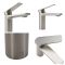 Mitigeur lavabo - Nickel brossé - Harting