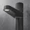 Mitigeur lavabo à bouton poussoir - Noir - Idro