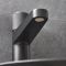 Mitigeur lavabo haut à bouton poussoir - Noir - Idro