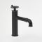 Mitigeur lavabo monotrou – Design industriel (Steampunk) – Noir – Zandra