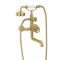 Mitigeur bain douche mural – Design industriel (Steampunk) – Or satiné – Zandra