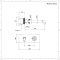 Mitigeur lavabo mural - Design industriel (Steampunk) - Noir - Zandra