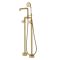 Mitigeur bain douche îlot – Design industriel (Steampunk) – Avec douchette – Or satiné – Zandra