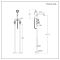 Mitigeur bain douche îlot – Design industriel (Steampunk) – Avec douchette – Or satiné – Zandra