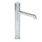 Mitigeur lavabo haut monotrou moderne - Poignée cannelée – Choix de finitions - Lune