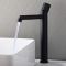 Mitigeur lavabo haut monotrou moderne - Poignée cannelée – Choix de finitions - Lune